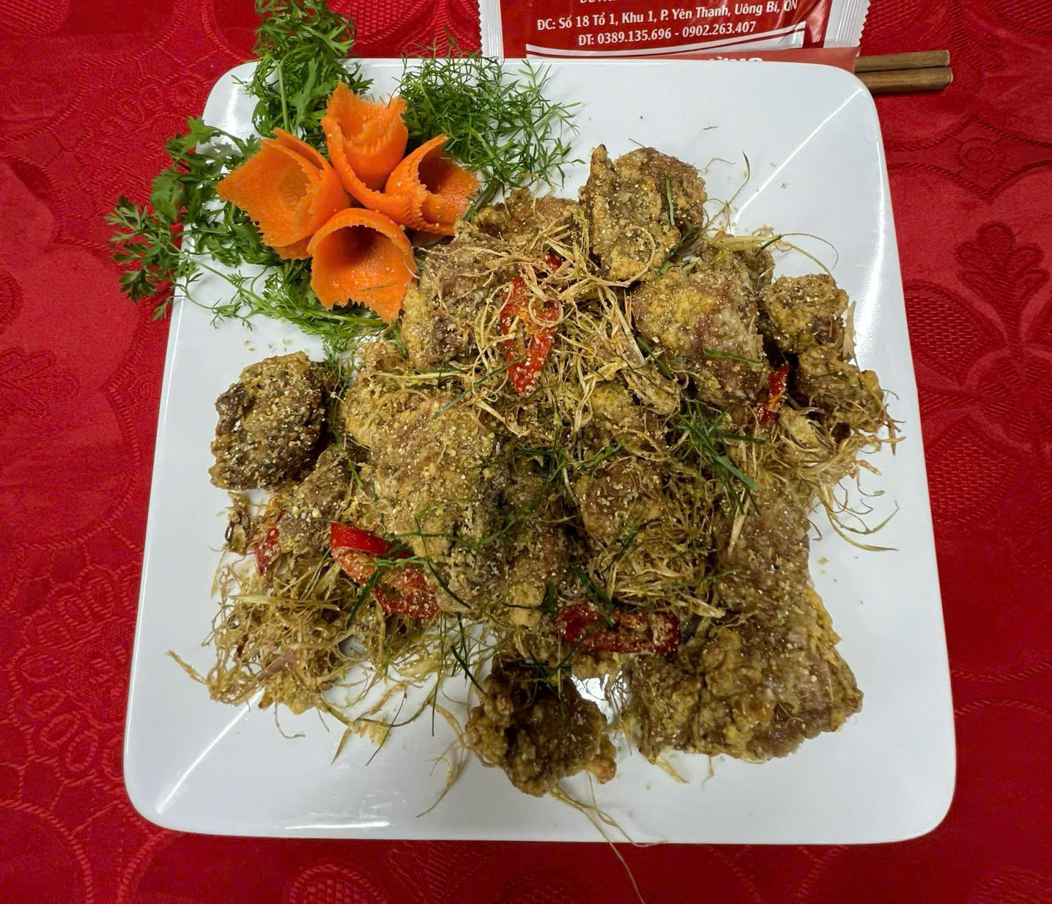 chân dê rang muối